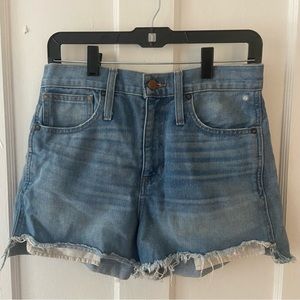 Madewell Distressed Cut-off Jean Shorts, Size 26